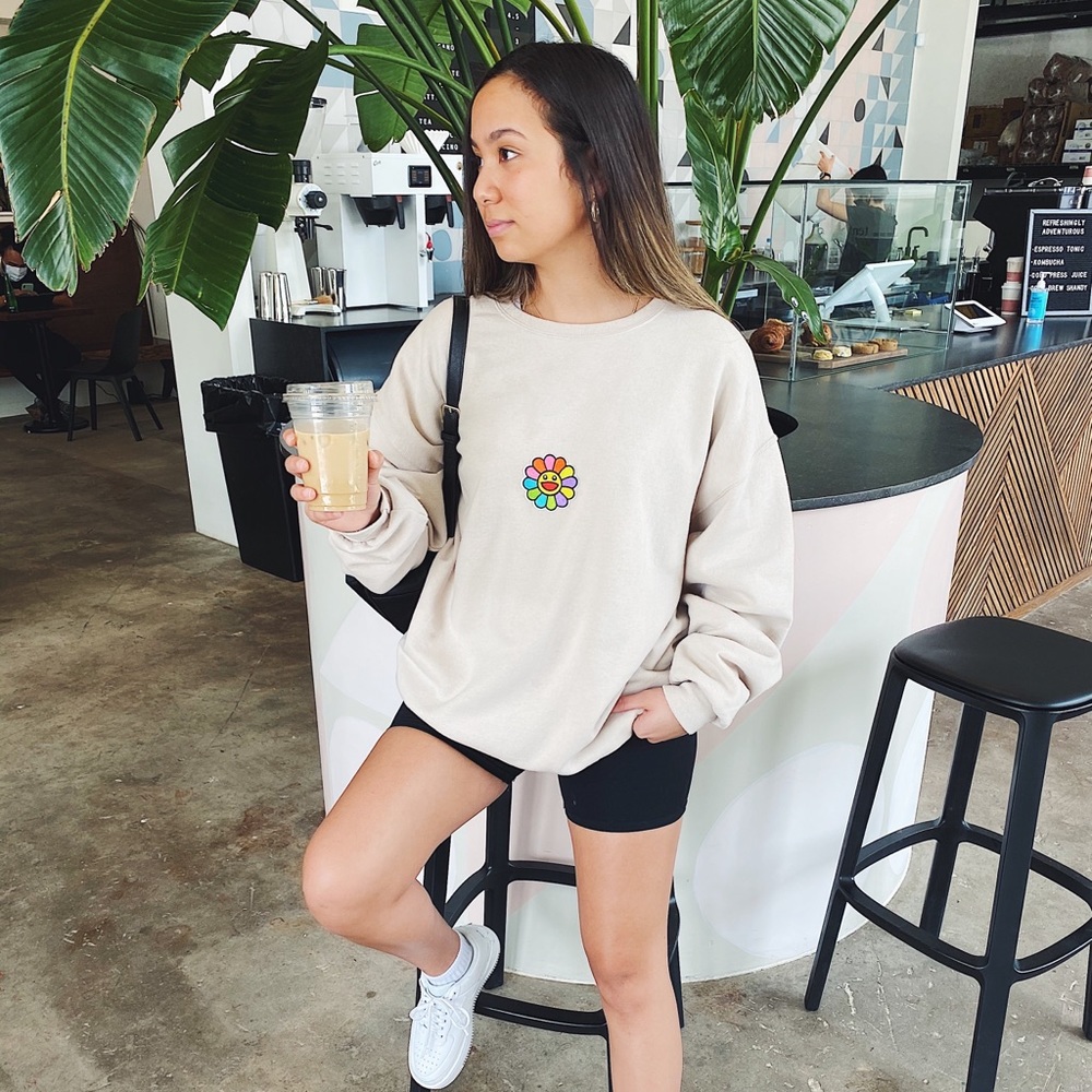 Smiley face Crewneck sweatshirt